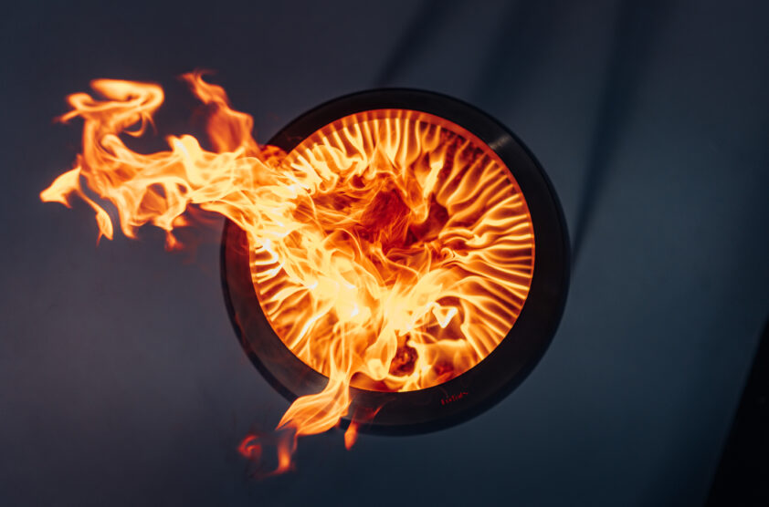 Feuer von Höfats